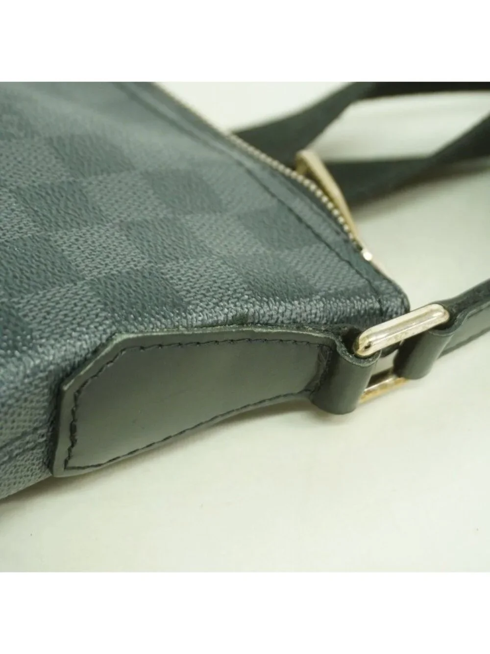 Louis Vuitton Shoulder Bag Damier Graphite PM Black Gray